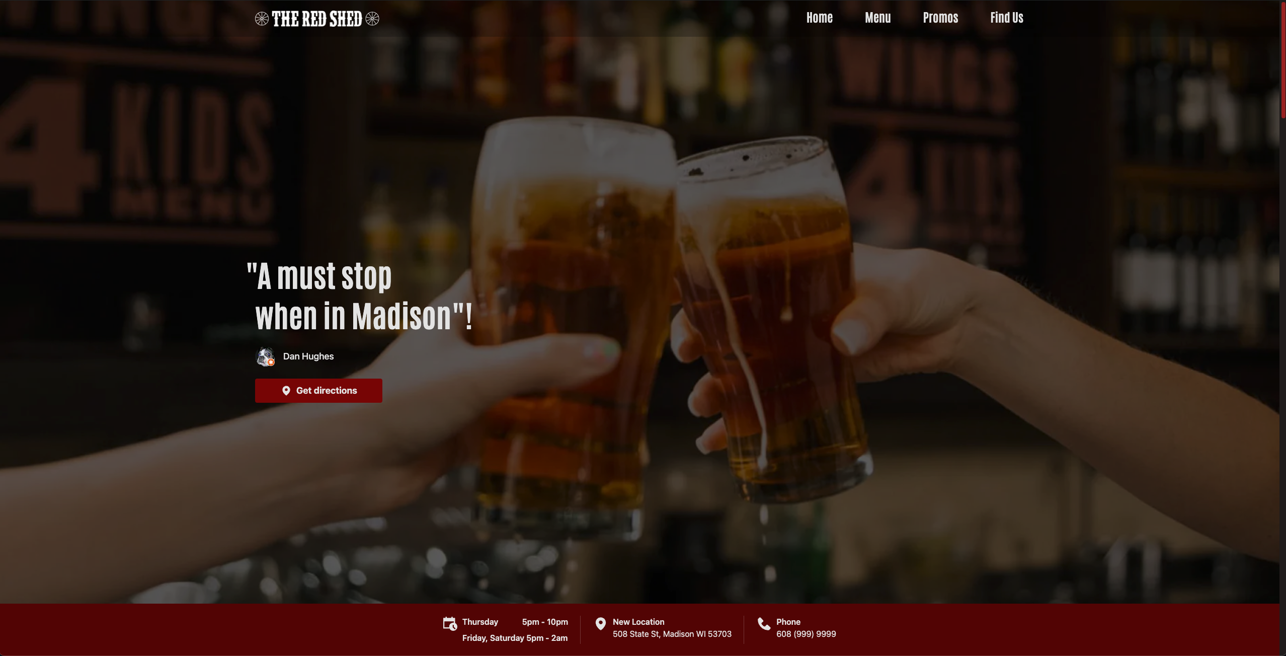 The Red Shed website