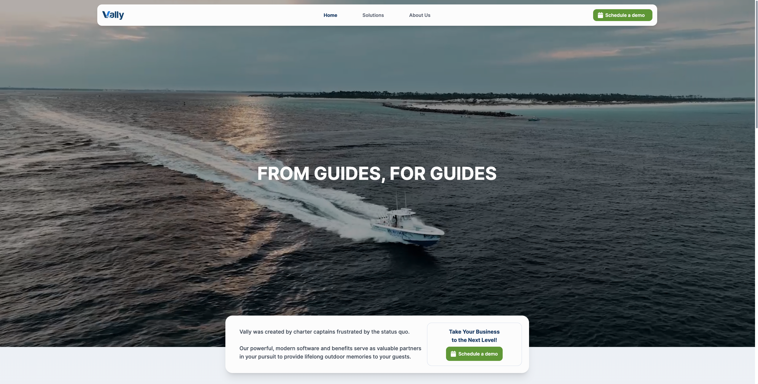 Vally website